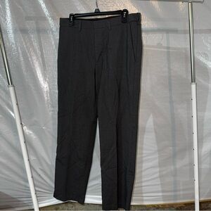 Haggar Men's Dark Gray Dress Pants